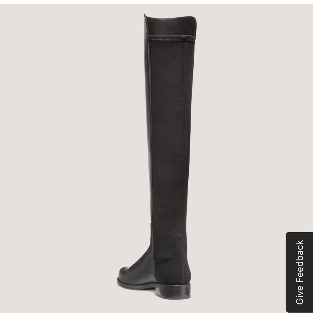 Stuart Weitzman Black Over-the-Knee Boots 5050 - Picture 4 of 9